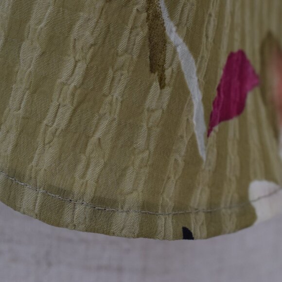 Vintage 1990s Botanical Button Down Blouse by Snug Harbor - Picture 10 of 12